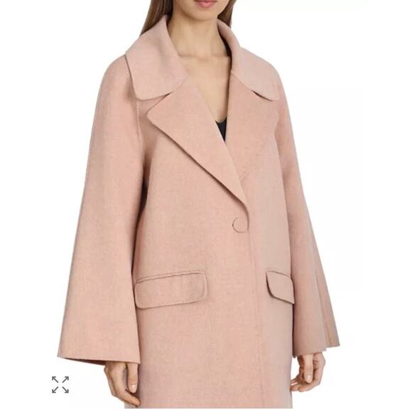 Badgley Mischka Statement Sleeve Coat Size Medium - Picture 4 of 11